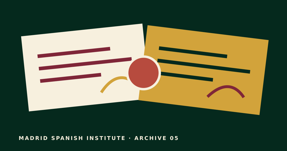 Portraits and documents connected with Spanish women writers